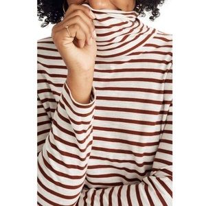 NWT! Madewell Cotton Turtleneck - Striped